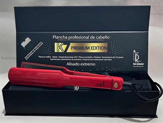 PLANCHA K7 PREMIUM + BOLSA TERMICA COLOR ROJO
