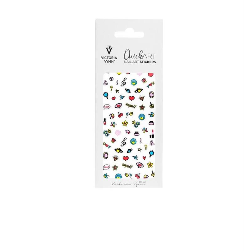 VV QUICK ART NAIRL 15 ART STICKERS LARGE