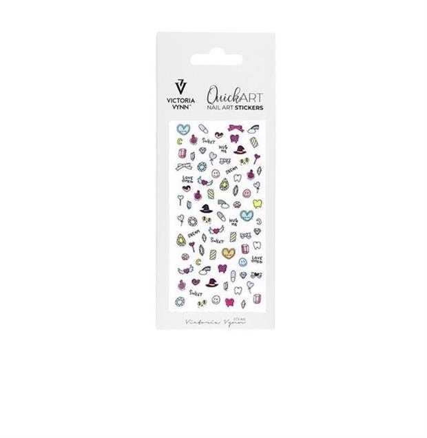 VV QUICK ART NAIRL 16 ART STICKERS LARGE