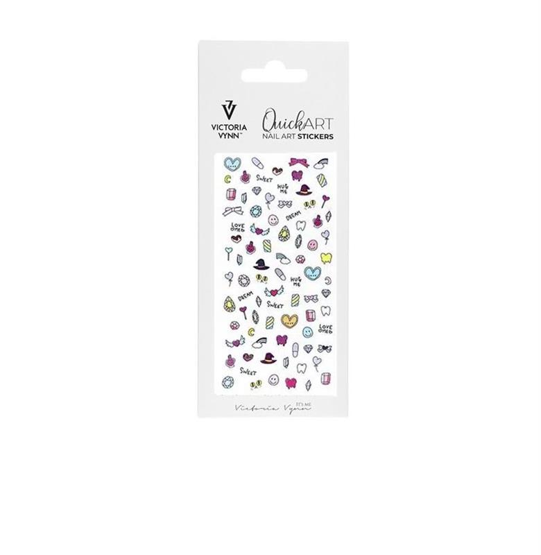 VV QUICK ART NAIRL 16 ART STICKERS LARGE