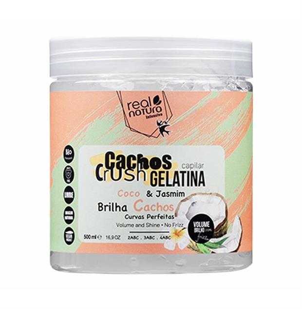 GELATINA CAPILAR CACHOS CRUSH CÔCO & JASMIN 500ML