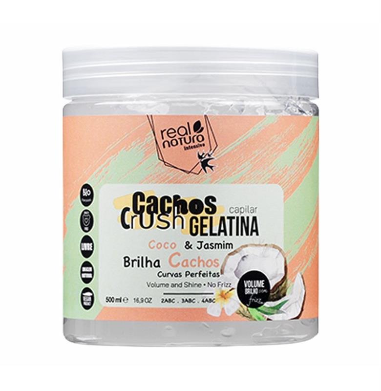 GELATINA CAPILAR CACHOS CRUSH CÔCO & JASMIN 500ML