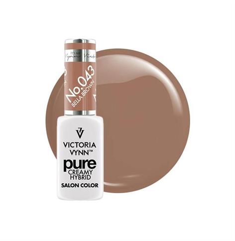 VICTORIA VYNN PURE CREAMY HYBRID BELLA BROWNS COLOR 043- 8ML