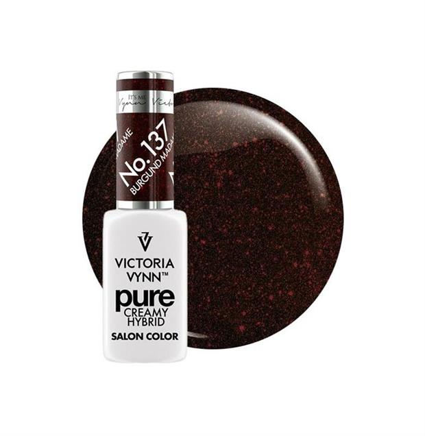 VICTORIA VYNN PURE CREAMY HYBRID BURGIND MADAME COLOR 137- 8ML