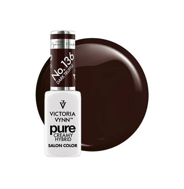 VICTORIA VYNN PURE CREAMY HYBRID DARK TRUFFLE COLOR 136- 8ML