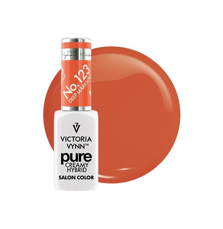 VICTORIA VYNN PURE CREAMY HYBRID DEEP MARIGOLD COLOR 123- 8ML