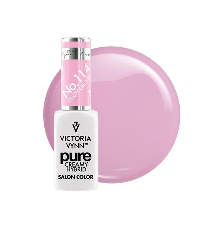 VICTORIA VYNN PURE CREAMY HYBRID DUSTY ORCHID COLOR 114- 8ML