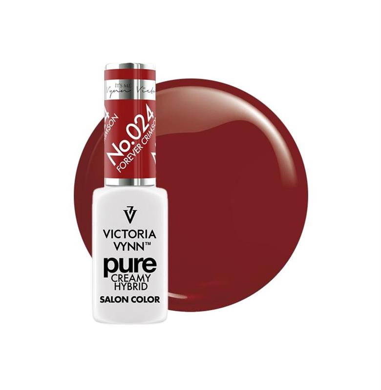 VICTORIA VYNN PURE CREAMY HYBRID FOREVER CRIMSON COLOR 024 - 8ML