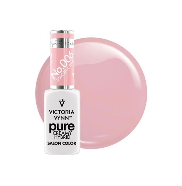 VICTORIA VYNN PURE CREAMY HYBRID GRACEFUL PINK COLOR 006- 8ML