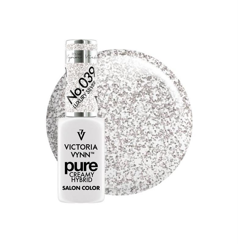 VICTORIA VYNN PURE CREAMY HYBRID LUXURY SILVER COLOR 039- 8ML