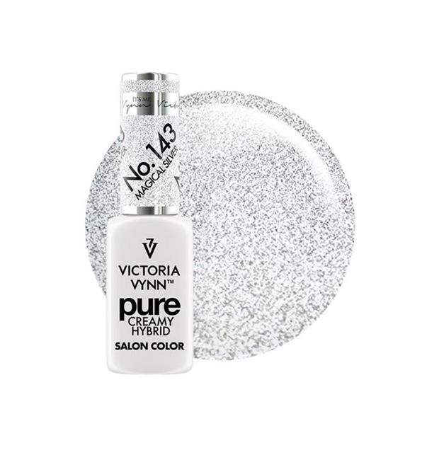 VICTORIA VYNN PURE CREAMY HYBRID MAGICAL SILVER COLOR 143- 8ML