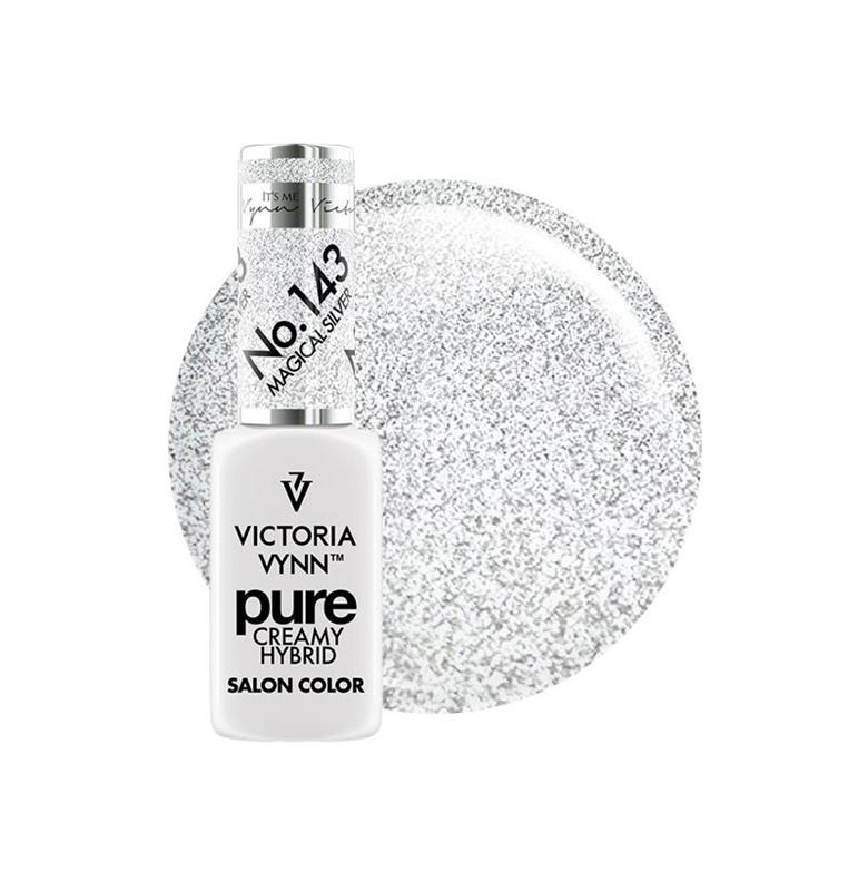 VICTORIA VYNN PURE CREAMY HYBRID MAGICAL SILVER COLOR 143- 8ML