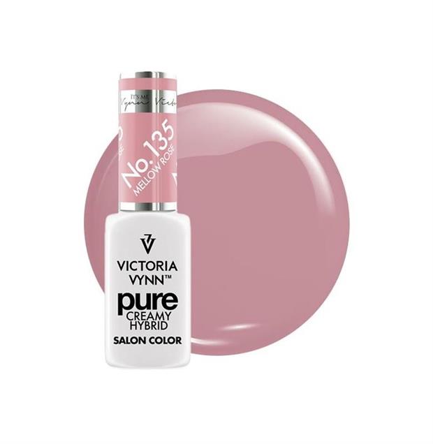 VICTORIA VYNN PURE CREAMY HYBRID MELLOW ROSE COLOR 135- 8ML