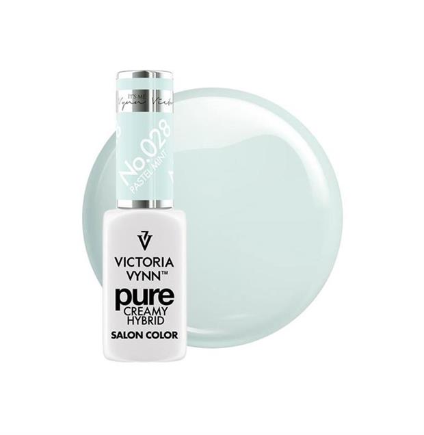 VICTORIA VYNN PURE CREAMY HYBRID PASTEL MINT COLOR 028 - 8ML