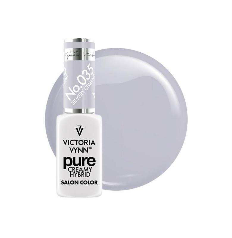 VICTORIA VYNN PURE CREAMY HYBRID SILVERY CEMENT COLOR 035 - 8ML