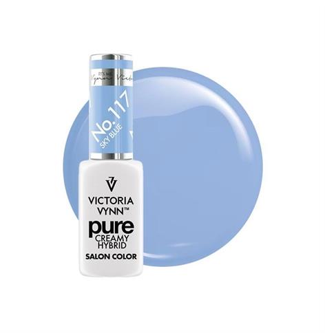 VICTORIA VYNN PURE CREAMY HYBRID SKY BLUE COLOR 117- 8ML