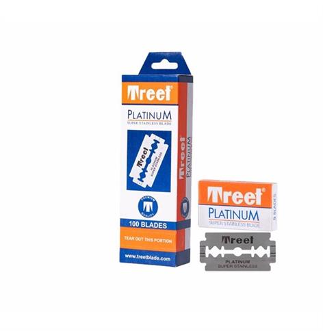 CUCHILLAS DOBLE FILO 100 UDS-20 PACK 5 UDS TREET PLATINIUM SUPER