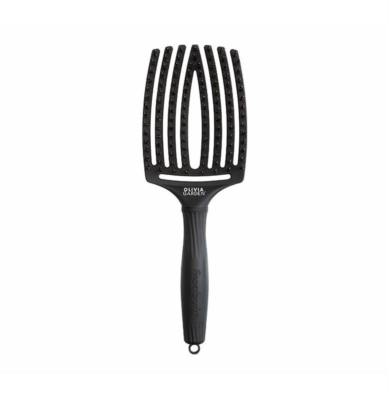FINGER BRUSH BLACK L OLIVIA GARDEN