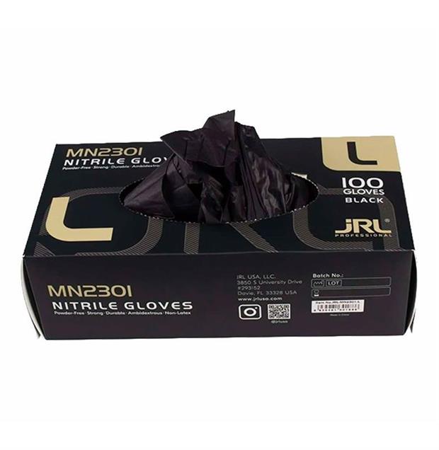 GUANTES NITRILO NEGROS TALLA L