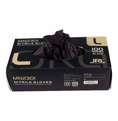 GUANTES NITRILO NEGROS TALLA L