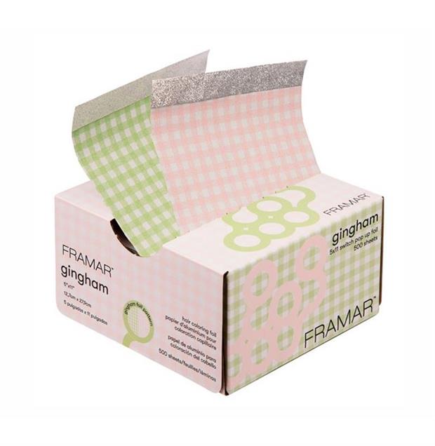 5X11 POP-UPS GINGHAM SWITCH (PINK-GREEN) 500 SHEETS