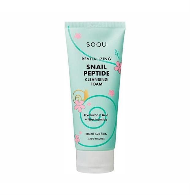 SOQU REVITALIZING SNAIL PEPTIDE CLEANSING FOAM