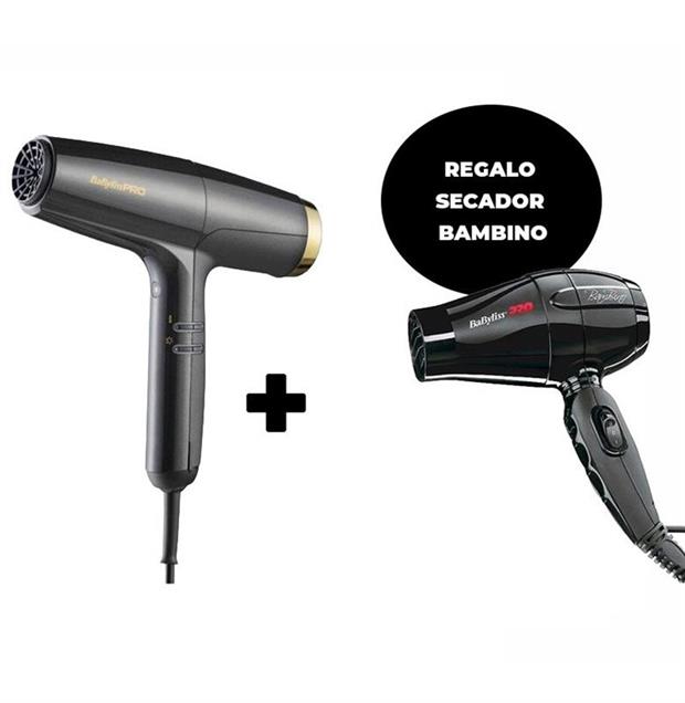 DIGITAL HIGH SPEED DRYER DORADO+REGALO SECADOR BAMBINO(8426)