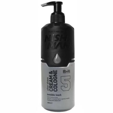 AFTER SHAVE CREAM & COLOGNE NISHMAN 5 INVISIBLE TOUCH – 400ml