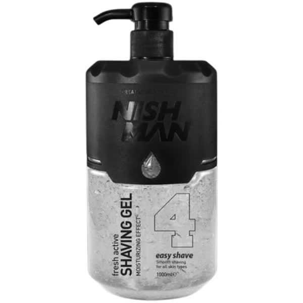 GEL DE AFEITAR  NISHMAN 4 – 1000ml – TRANSPARENTE