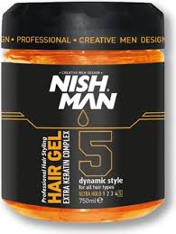 NISHMAN GEL FIJADOR ULTRA FUERTE DYNAMIC STYLE 5  750ml