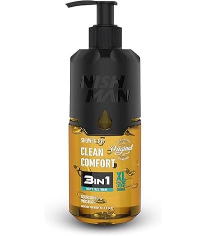 NISHMAN GEL DE BAÑO CLEAN COMFORT 480ml