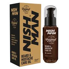 NISHMAN ACEITE + JOJOBA PARA BARBA Y BIGOTE   30ml