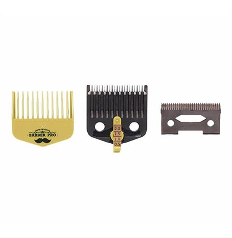 ADJUSTABLE PEINE GUIA PARA CLIPPER 1,5MM-3MM-4,5MM-6MM AMARILLO