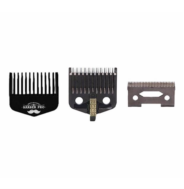ADJUSTABLE PEINE GUIA PARA CLIPPER 1,5MM-3MM-4,5MM-6MM NEGRO