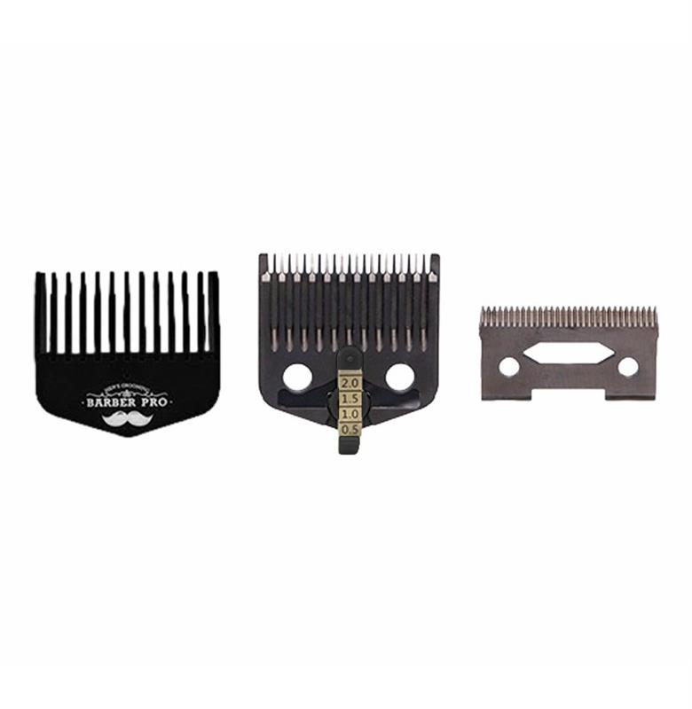 ADJUSTABLE PEINE GUIA PARA CLIPPER 1,5MM-3MM-4,5MM-6MM NEGRO