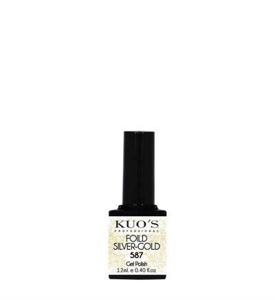 GEL-POLISH FOILD SILVER-GOLD KUOS