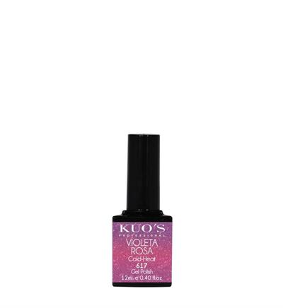 GEL-POLISH COLD/HEAT LILA-ROSA KUOS