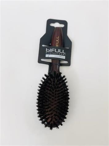 CEPILLO MADERA EBANO OVALADO, CERDAS JABALI MEDIUM BIFULL