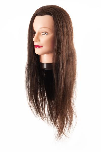 CABEZA MANIQUI PELO NATURAL 55-60cm