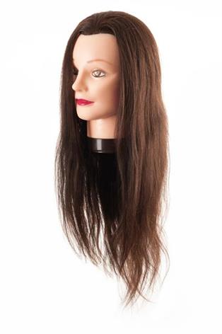 CABEZA MANIQUI PELO NATURAL 55-60cm