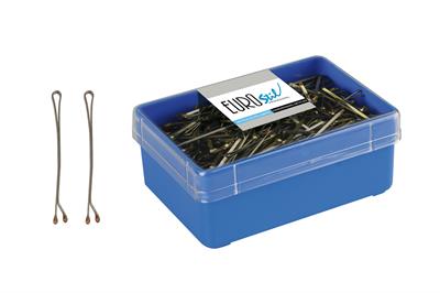 CAJA 200CLIPS EUROSTIL BRONCE 60mm
