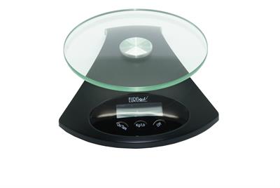 BALANZA DIGITAL NEGRO MATE 5KG (1 gramo)