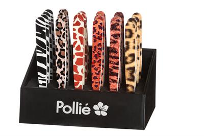 EXPOSITOR 24 PINZAS ESTAMPADO ANIMAL