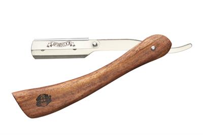 NAVAJA RASURADO MANGO MADERA CAPTAIN COOK