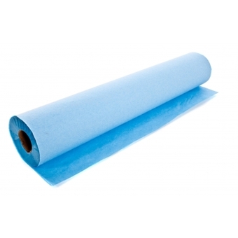 ROLLO PAPEL CAMILLA 1 CAPA AZUL 1,5 KG