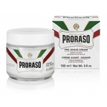 CREMA ANTES DE AFEITAR PRORASO T+ VERDE/AVENA 100ml (400401)