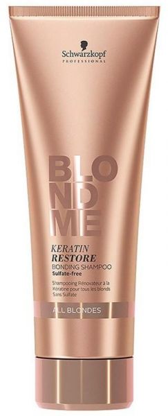 CHAMPU BLONDME RUBIOS CALIDOS (COLOR DORADO) 250ml