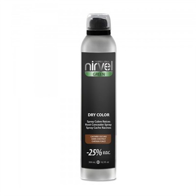 SPRAY CUBRE RAICES NIRVEL CASTAÑO OSCURO 300ml
