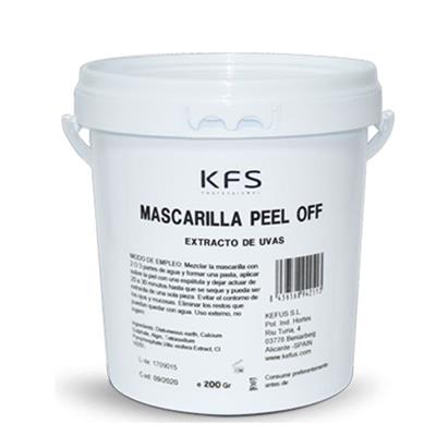 MASCARILLA PEEL OFF EXTRACTO DE UVAS KFS 200gr