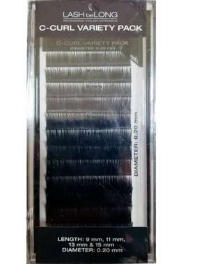 PESTAÑAS LASH BELONG CURVAS ´´C´´ 9mm